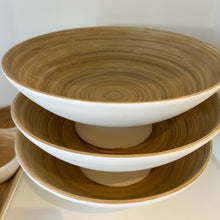 Load image into Gallery viewer, Bamboo Fruit Bowl -White