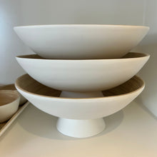 Load image into Gallery viewer, Bamboo Fruit Bowl -White