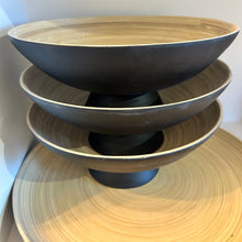 Load image into Gallery viewer, Bamboo Fruit Bowl - Black