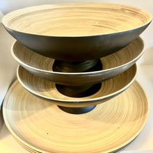 Load image into Gallery viewer, Bamboo Fruit Bowl - Black