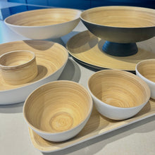 Load image into Gallery viewer, Bamboo Fruit Bowl -White