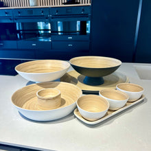 Load image into Gallery viewer, Bamboo Fruit Bowl -White