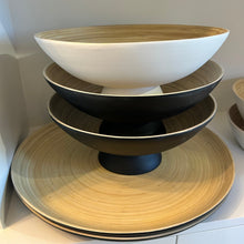 Load image into Gallery viewer, Bamboo Fruit Bowl - Black