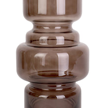 Load image into Gallery viewer, Chocolate Brown Earthy Glass Vase / Ornament