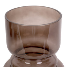 Load image into Gallery viewer, Chocolate Brown Earthy Glass Vase / Ornament