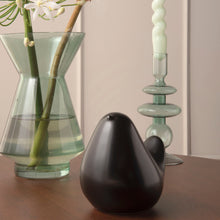 Load image into Gallery viewer, Candle Holder Glass Art Rings Medium- Green