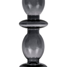 Load image into Gallery viewer, Glass Art bubbles Candle Holder - Black
