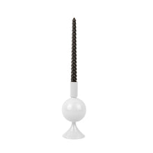 Load image into Gallery viewer, Sparkle Ball Candle Holder - white