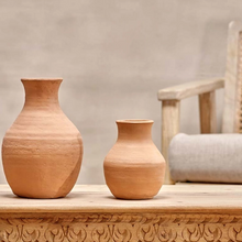 Load image into Gallery viewer, Terracotta Bottle Decorative Pot
