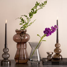 Load image into Gallery viewer, Crystal Candle Holder - Small - Black