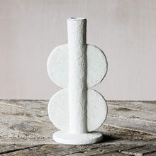 Load image into Gallery viewer, Double Bubble Candle Holder Sculpture- Ivory- Arriving Anyday