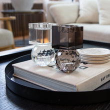 Load image into Gallery viewer, Crystal Candle Holder - Medium Sized Clear coloured