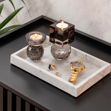 Load image into Gallery viewer, Crystal Small Candle holder- Clear