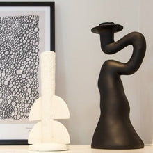 Load image into Gallery viewer, Half Bubbles Candle Holder / Vase - Ivory