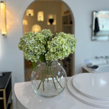 Load image into Gallery viewer, Pale white & green hydrangea bouquet - Bunch of 6 stems