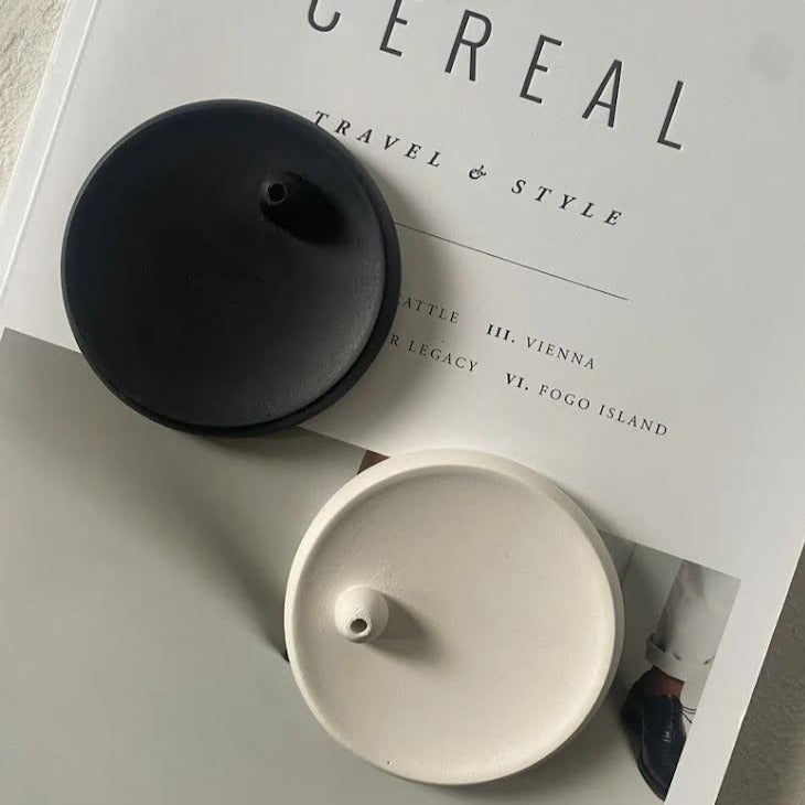 Ceramic scandi incense holder