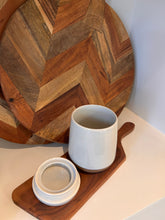 Load image into Gallery viewer, Ivory canister storage jar
