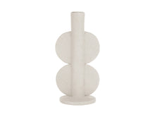 Load image into Gallery viewer, Double Bubble Candle Holder Sculpture- Ivory- Arriving Anyday
