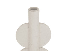 Load image into Gallery viewer, Double Bubble Candle Holder Sculpture- Ivory
