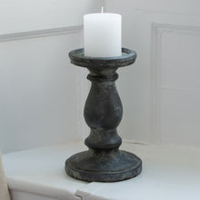 Load image into Gallery viewer, Concrete Grey Wash Candlestick
