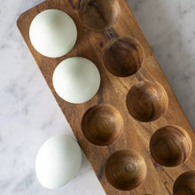 Load image into Gallery viewer, Acacia Wooden Egg Tray
