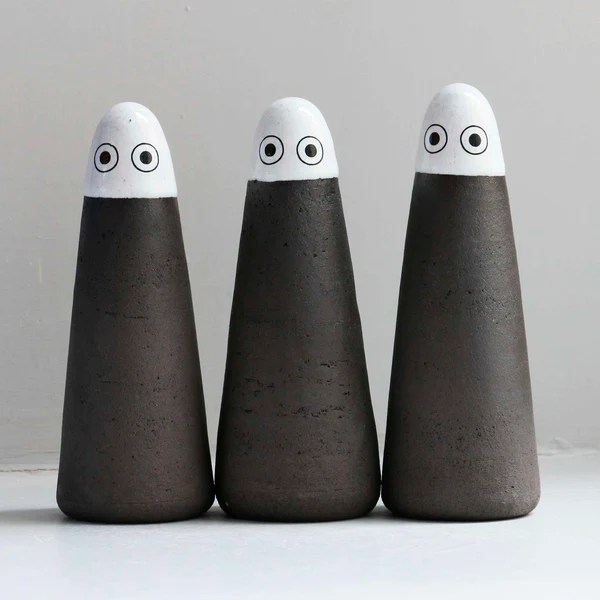 Our ceramic family and friend collection - black & white