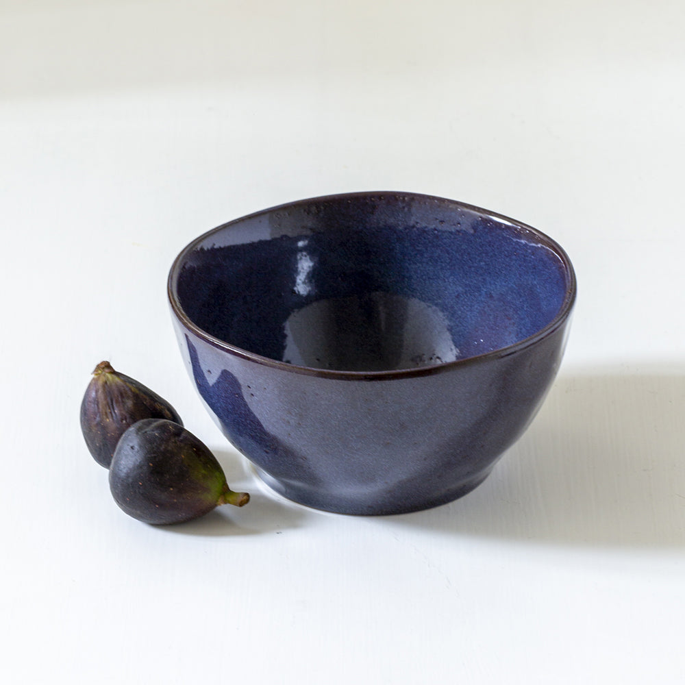 Squid Ink Blue Ceramic Bowl