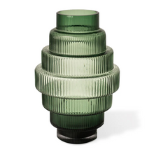 Load image into Gallery viewer, 6Ridge Vase - Dark Green
