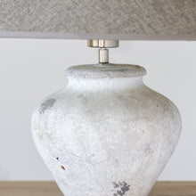 Load image into Gallery viewer, Stone Lamp with Dark Grey Shade
