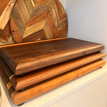 Load image into Gallery viewer, Natural Bespoke Chopping Board-Walnut, Cherry, Ash &amp; Sapele Hardwood

