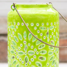 Load image into Gallery viewer, Moroccan Cut-Out Lantern Citron
