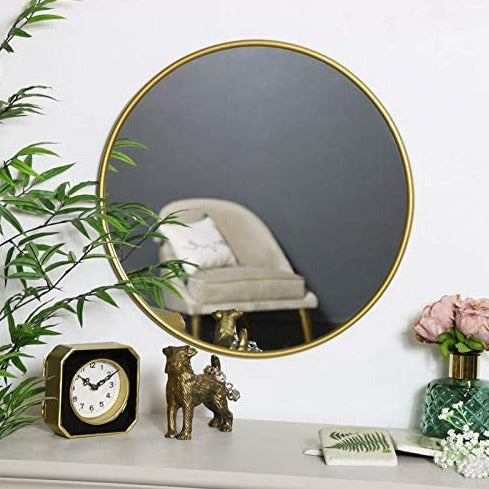 Gold Wall Mounted Mirror
